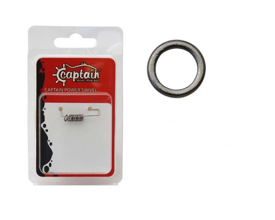Captain 5146 Assist Halkası İnox 10lu Paket Black Nikel Standart