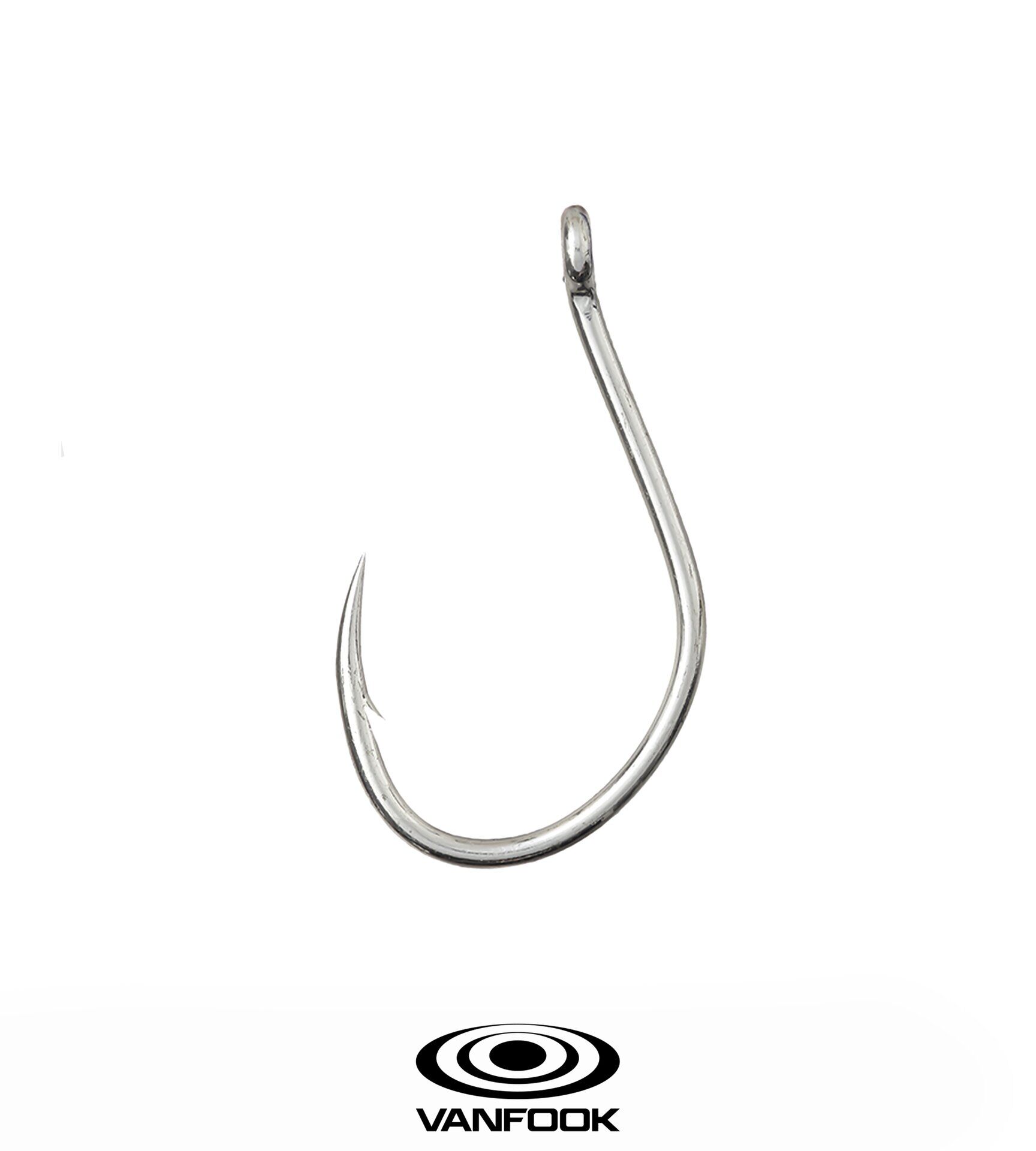 VANFOOK JH-40 JIGEN GRIPPY SILVER 3P #8/0