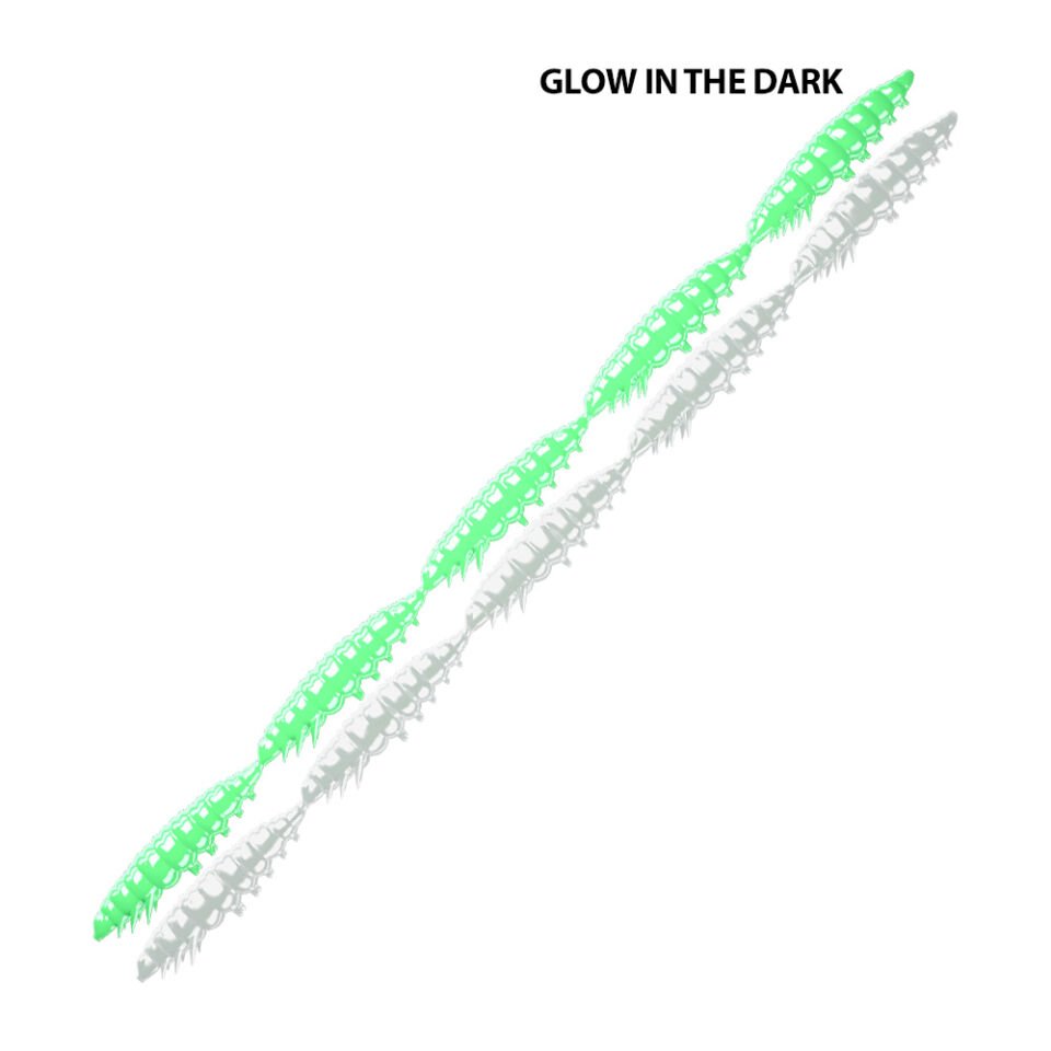 Libra Lures Larva Multi Cheese Suni Yem 000 - GLOW UV GREEN - 25MM