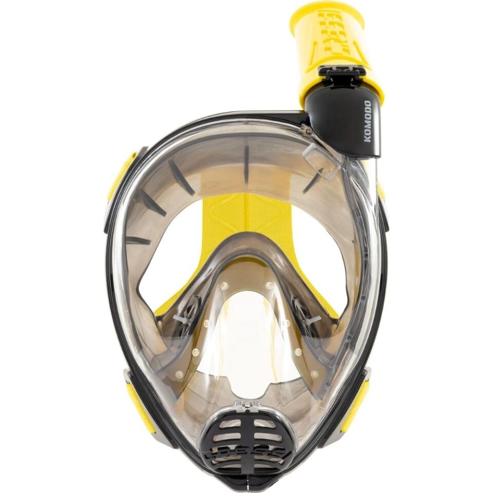 Cressi Komodo Dalış Maskesi BLACK-YELLOW - M-L