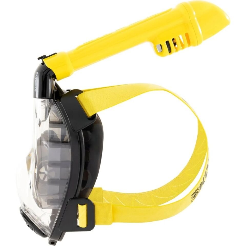 Cressi Komodo Dalış Maskesi BLACK-YELLOW - M-L