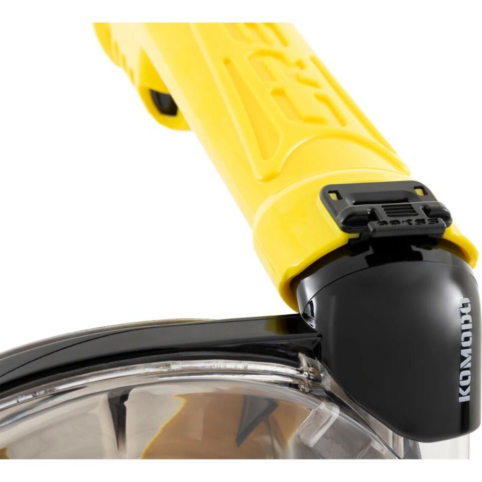Cressi Komodo Dalış Maskesi BLACK-YELLOW - M-L