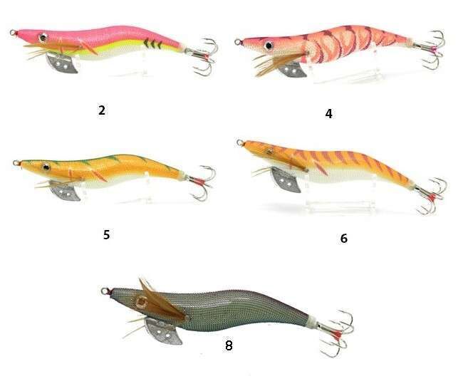 Captain 3025 Kalamar Zokası 12cm Different Squid Size 35