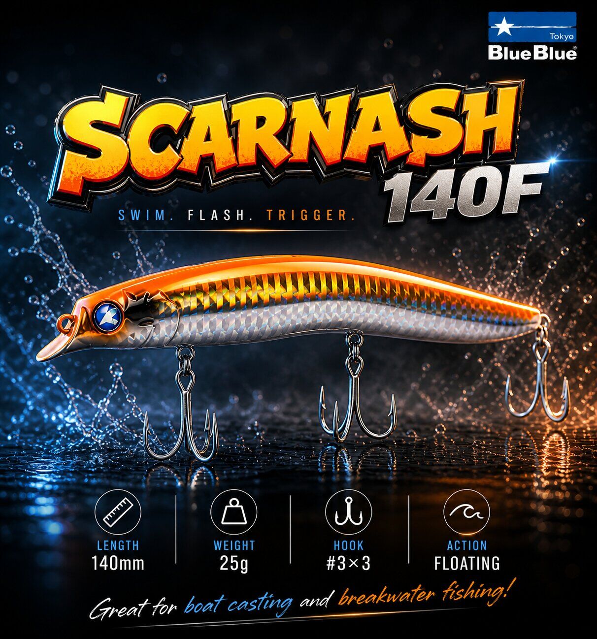 SCARNASH 140 FLOATING 25G #09