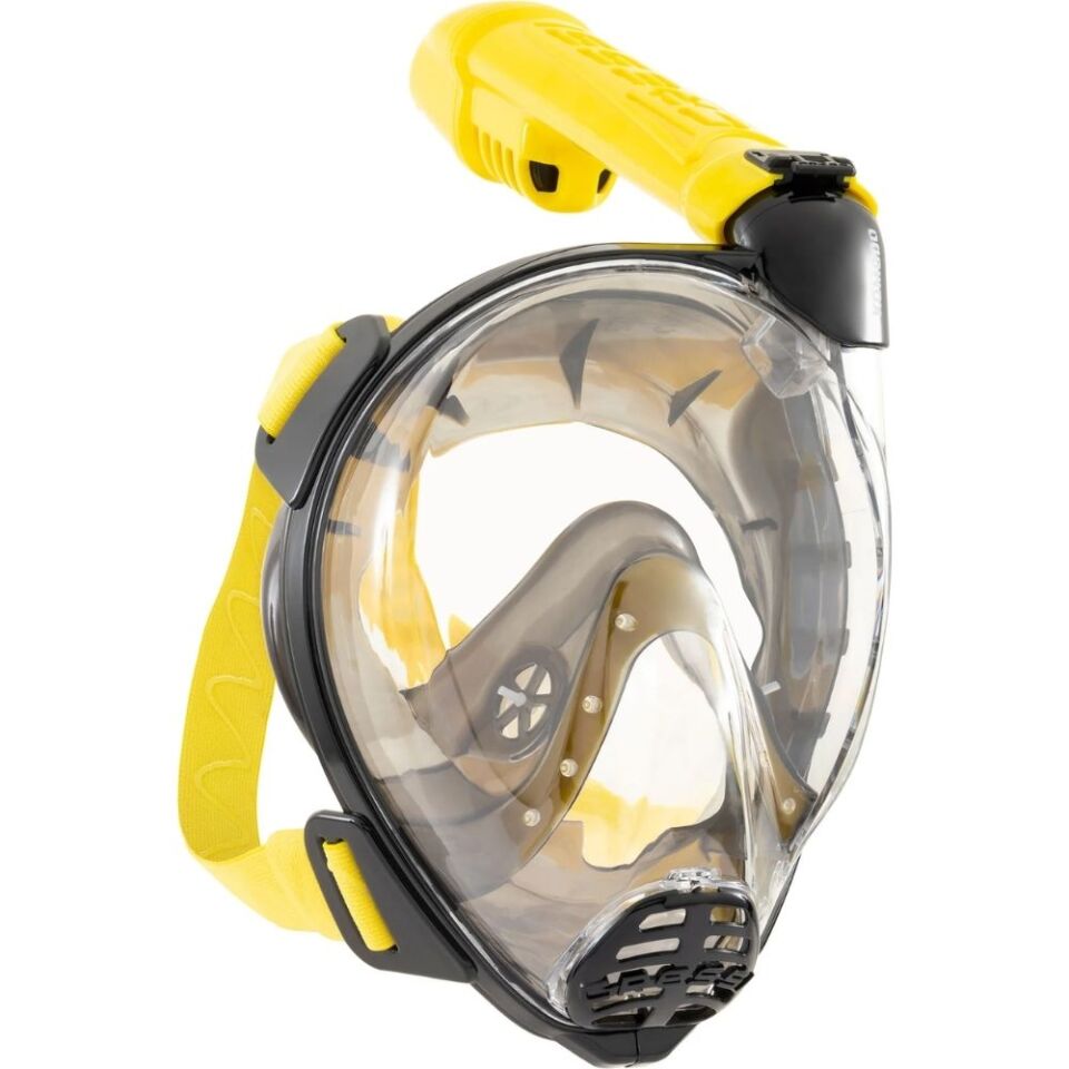 Cressi Komodo Dalış Maskesi BLACK-YELLOW - S-M