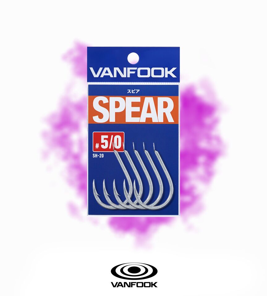 VANFOOK SH-20 SPEAR SILVER 5P #5/0