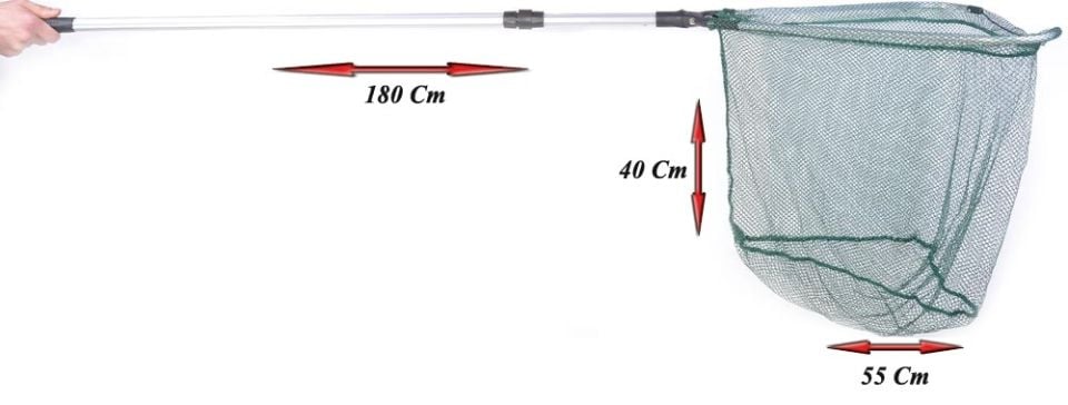 Captain 6720 Kepçe 2 Parça 180cm Teleskopik Kepçe 50x40cm Tor