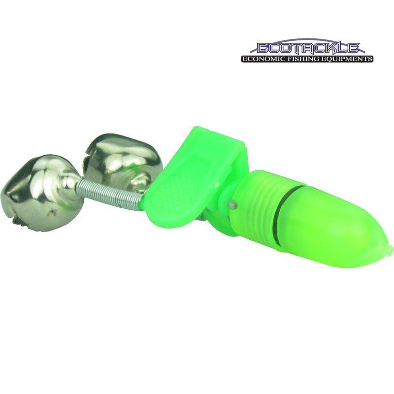 Ecotackle Plastik Maşalı Pilli Çiftli Zil 18mm
