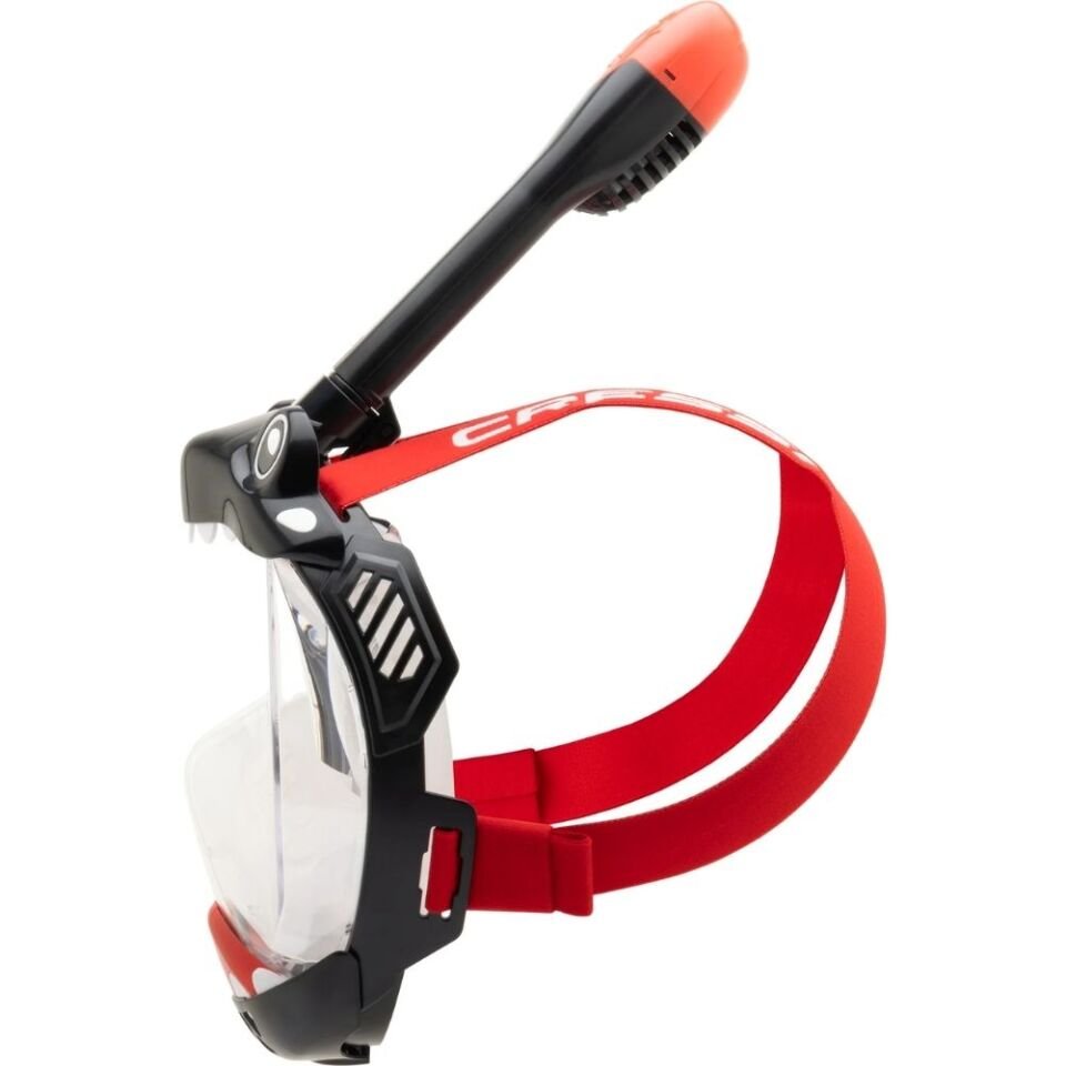Cressi Kiddy Çocuk Dalış Maskesi BLACK-CLEAR-RED