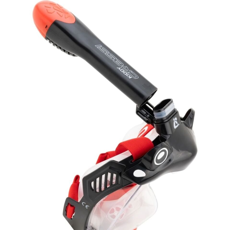 Cressi Kiddy Çocuk Dalış Maskesi BLACK-CLEAR-RED