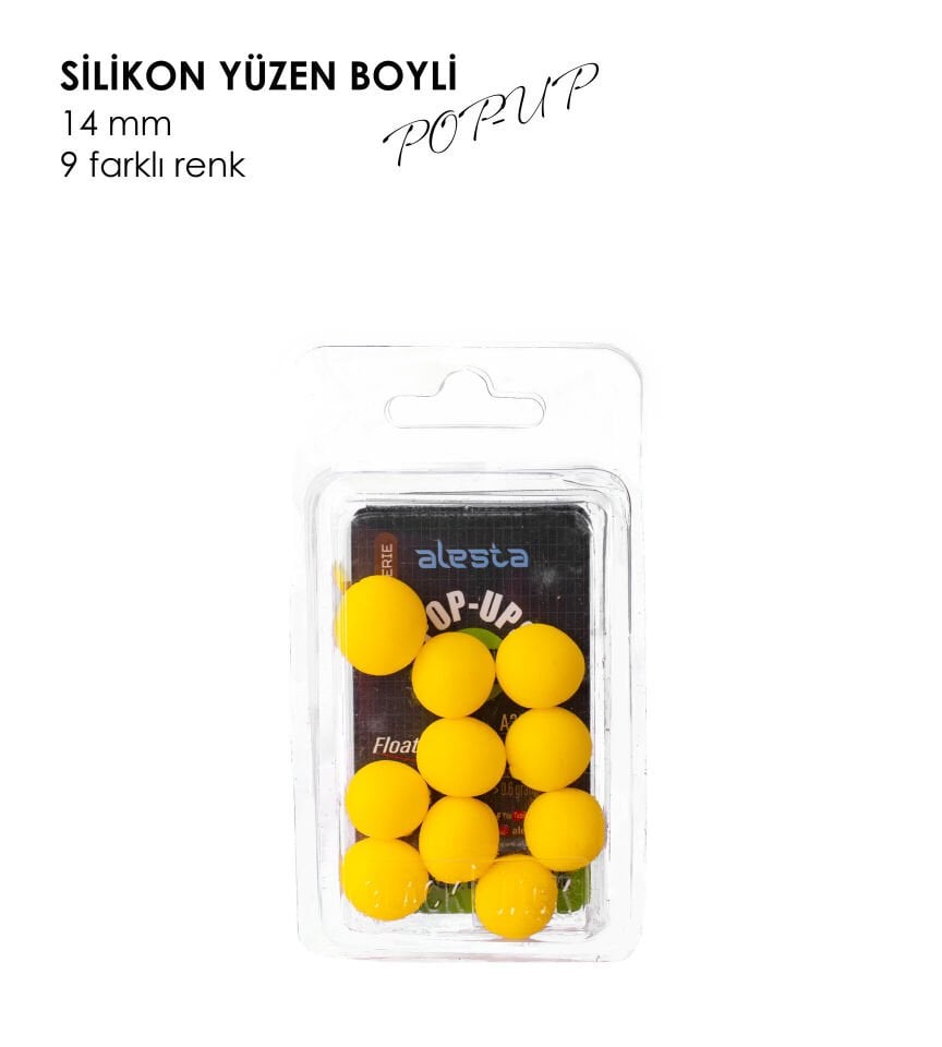 YÜZEN BOYLİ POP-UP SARI 14MM 10P