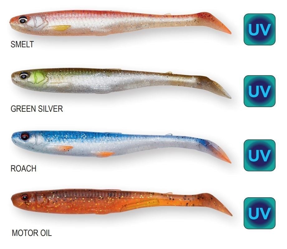 Savage Gear Slender Scoop Shad 13 cm 12 gr Clear Water Mix Sahte Balık