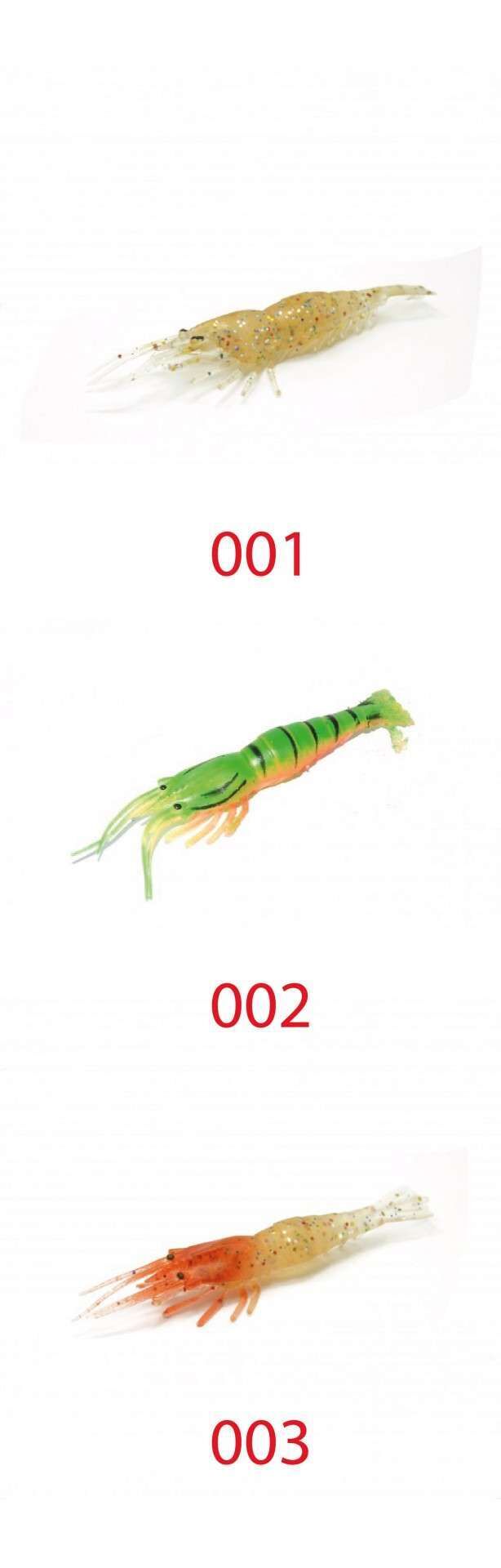 Captain 3057 Silikon Karides 65cm Suni Yem 5li Paket
