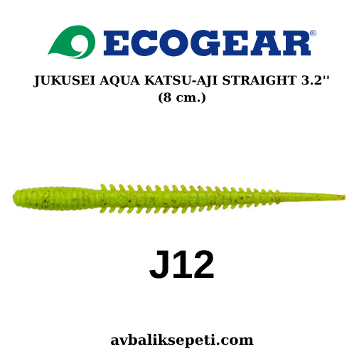 ECOGEAR JUKUSEI AQUA KATSU AJI STRAIGHT 3.2'' (8 cm.) J12