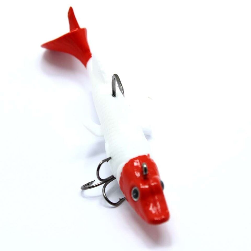 Captain 3066 Pluse Soft 10cm Turna Silikonu 3lü Set Suni Yem 1
