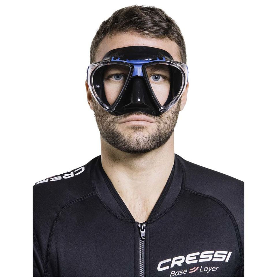 Cressi Penta Plus Dalış Maskesi BLACK/BLUE