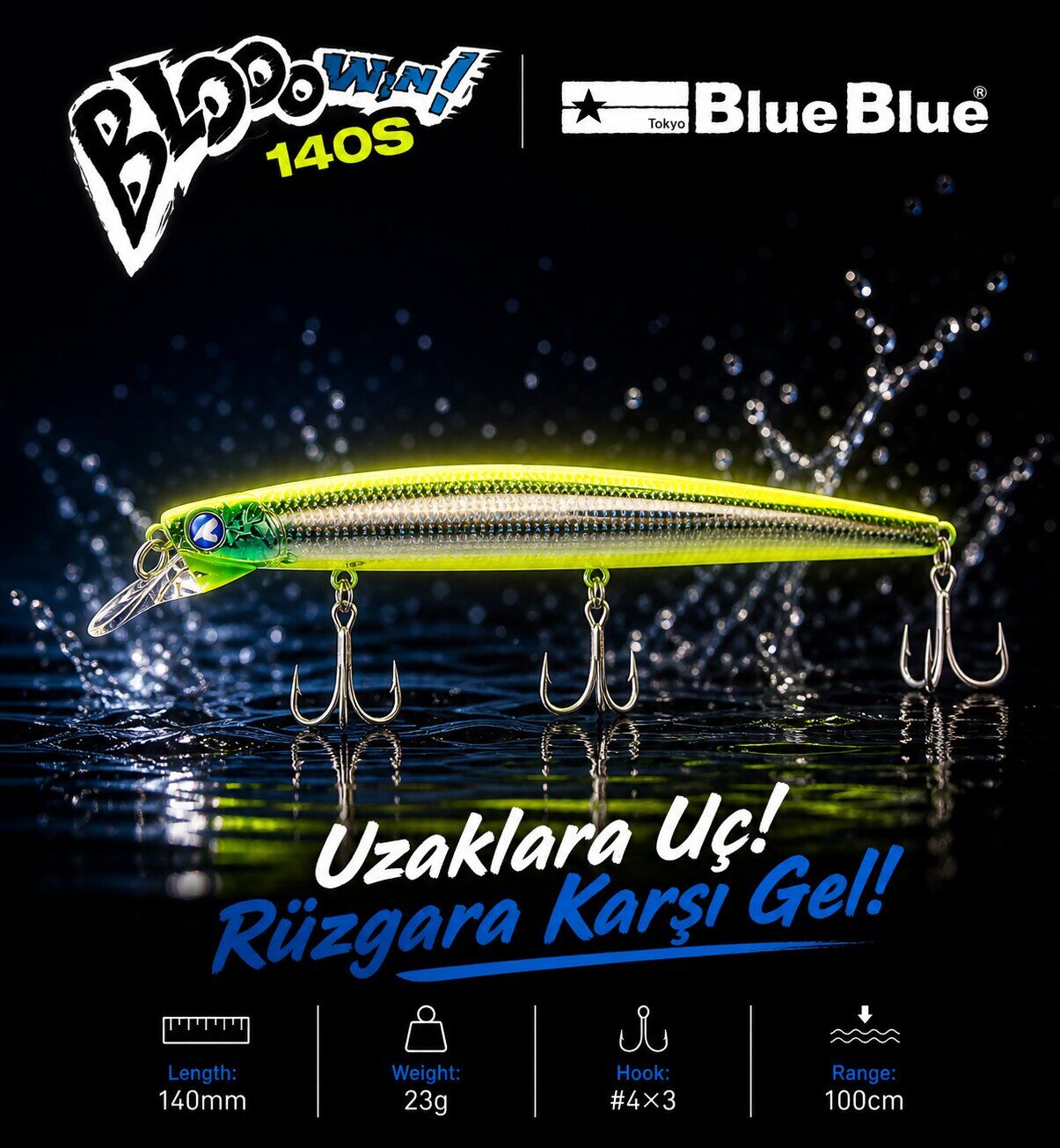 BLOOWIN! 140 SINKING 23G #24