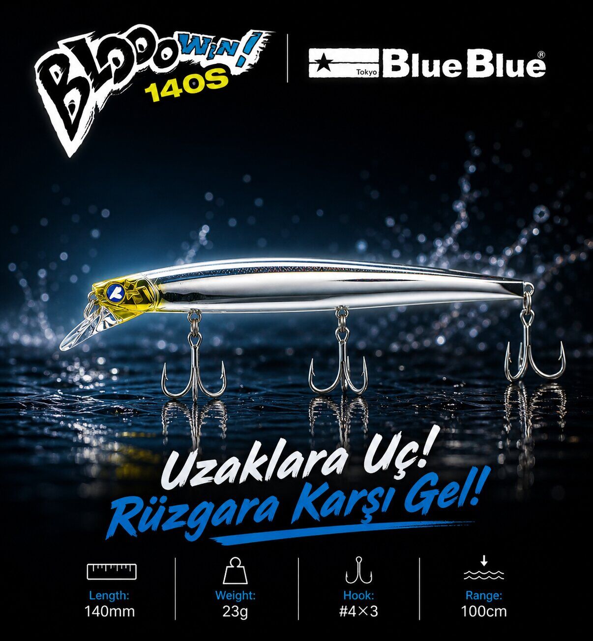 BLOOWIN! 140 SINKING 23G #25