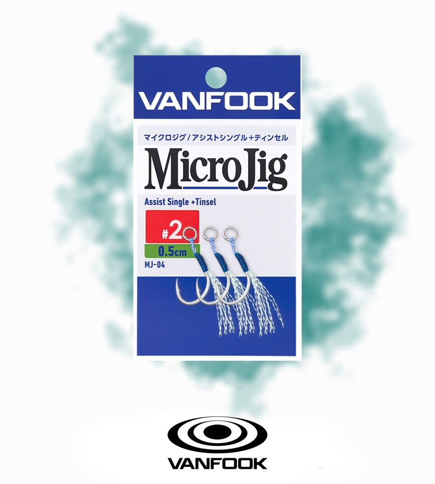VANFOOK MJ-04 MICRO JIG TINSEL ASSIST 0.5CM 2P #2