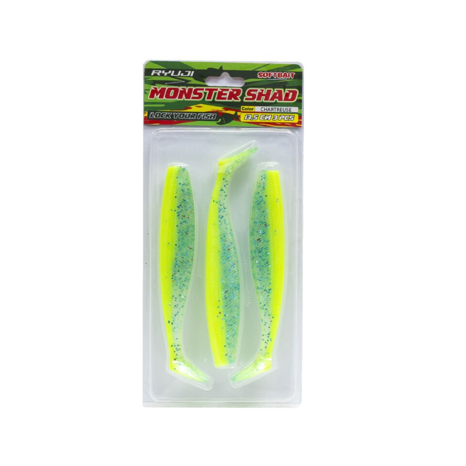 RYUJI MONSTER SHAD 13.5CM ,16GR, (3AD)