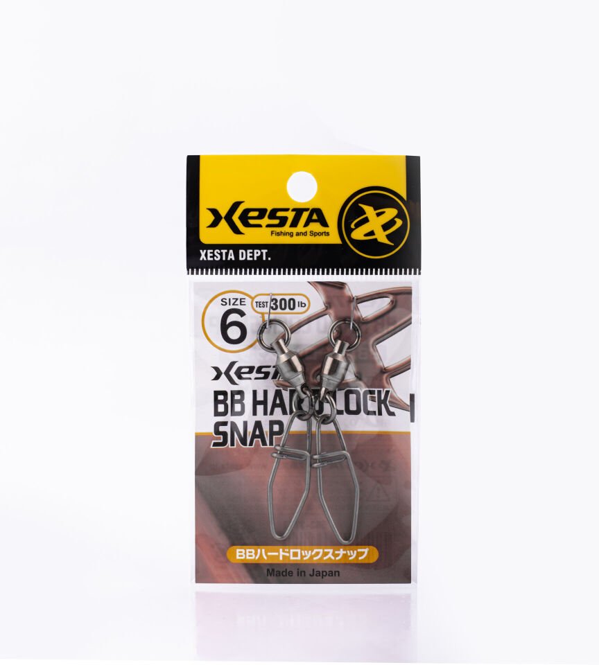 XESTA BB HARD LOCK SNAP 136KG #6 2P