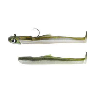 Fiiish Mud Digger MD90 / MD1275 Combo 10gr Kaki Silikon Yem