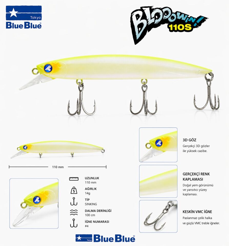 BLOOWIN! 110 SINKING 14G #03