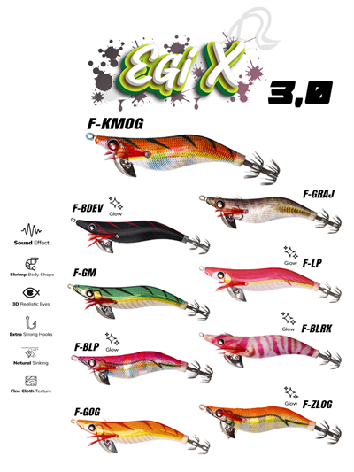 Fujin EgiX 3.0 16.4gr Kalamar Zokası F-BDEV