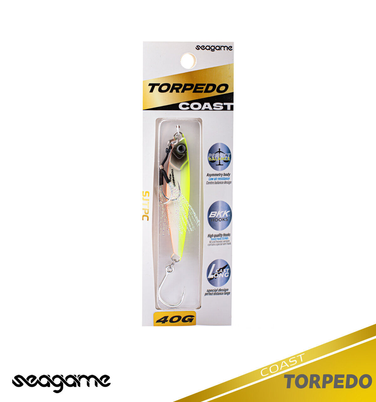 SEAGAME TORPEDO COAST 40G #037 LEMON