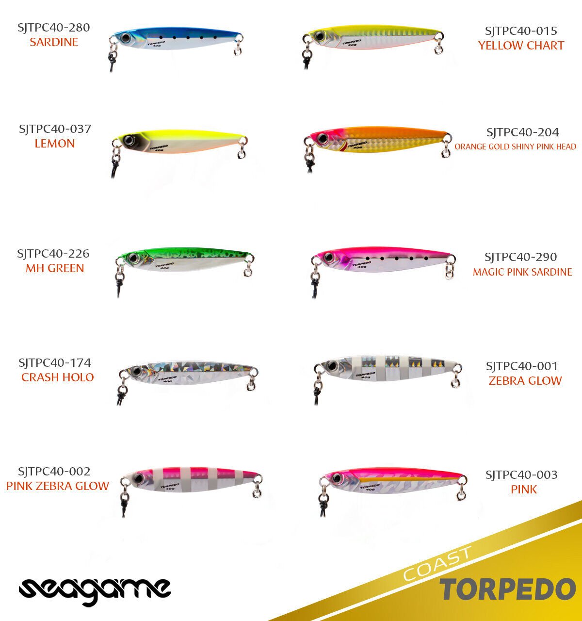 SEAGAME TORPEDO COAST 40G #174 CRASH HOLO