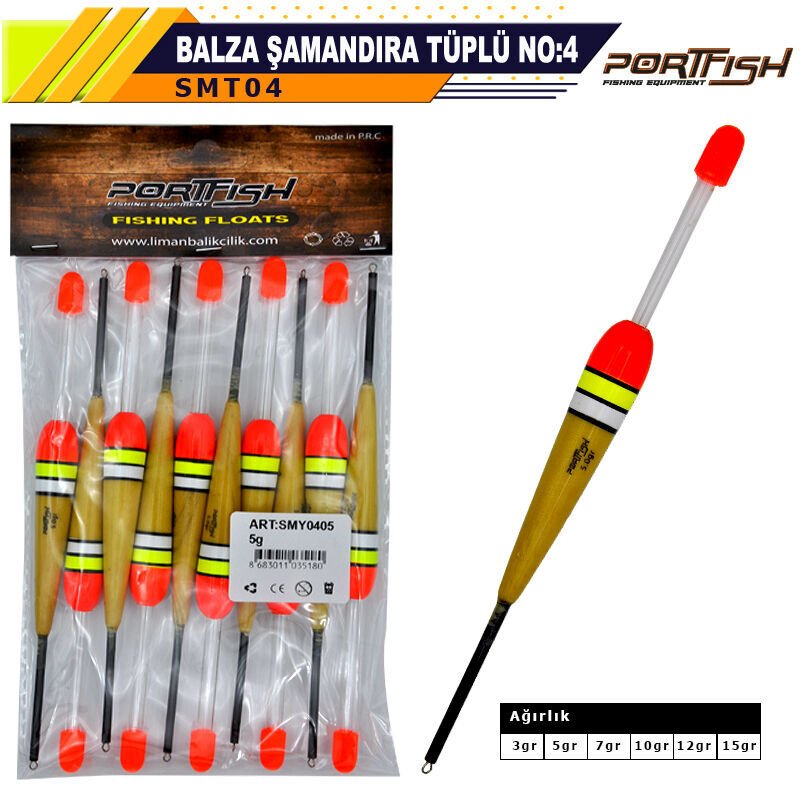 Portfish Balza Şamandıra Tüplü no:04 10 Adetli