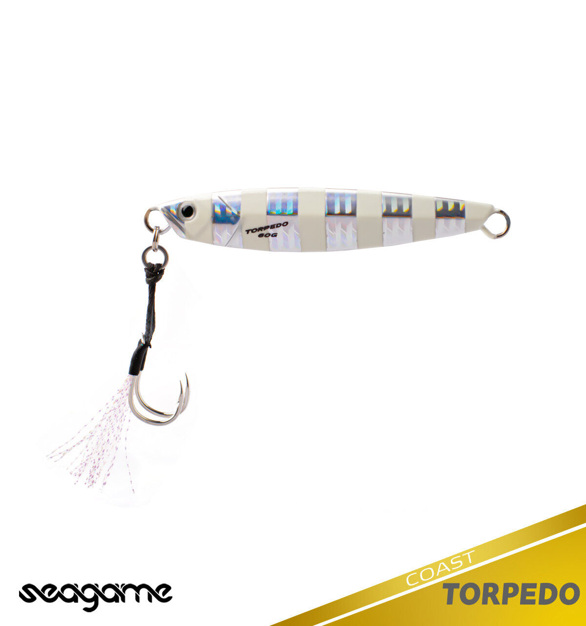 SEAGAME TORPEDO COAST 60G #001 ZEBRA GLOW