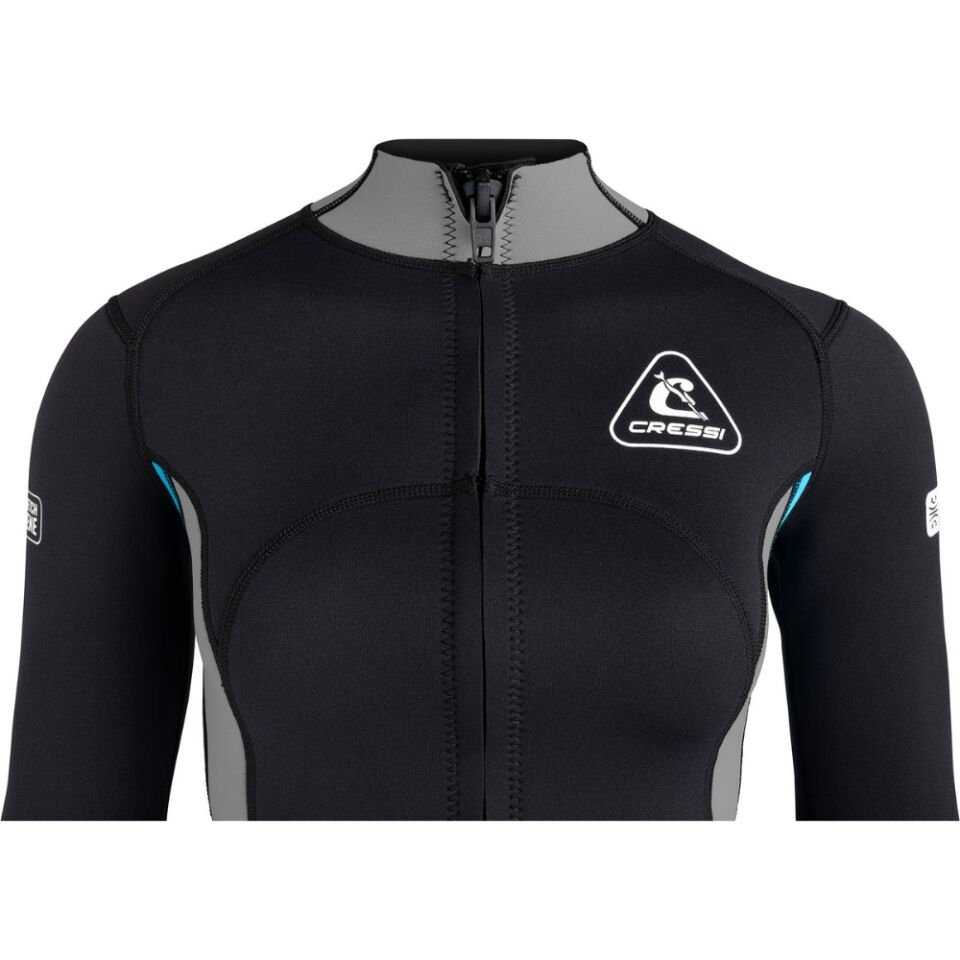 Cressi Guardian Lady Dalış Ceketi BLACK-A.MARİNE - 2MM - XS - NO:1