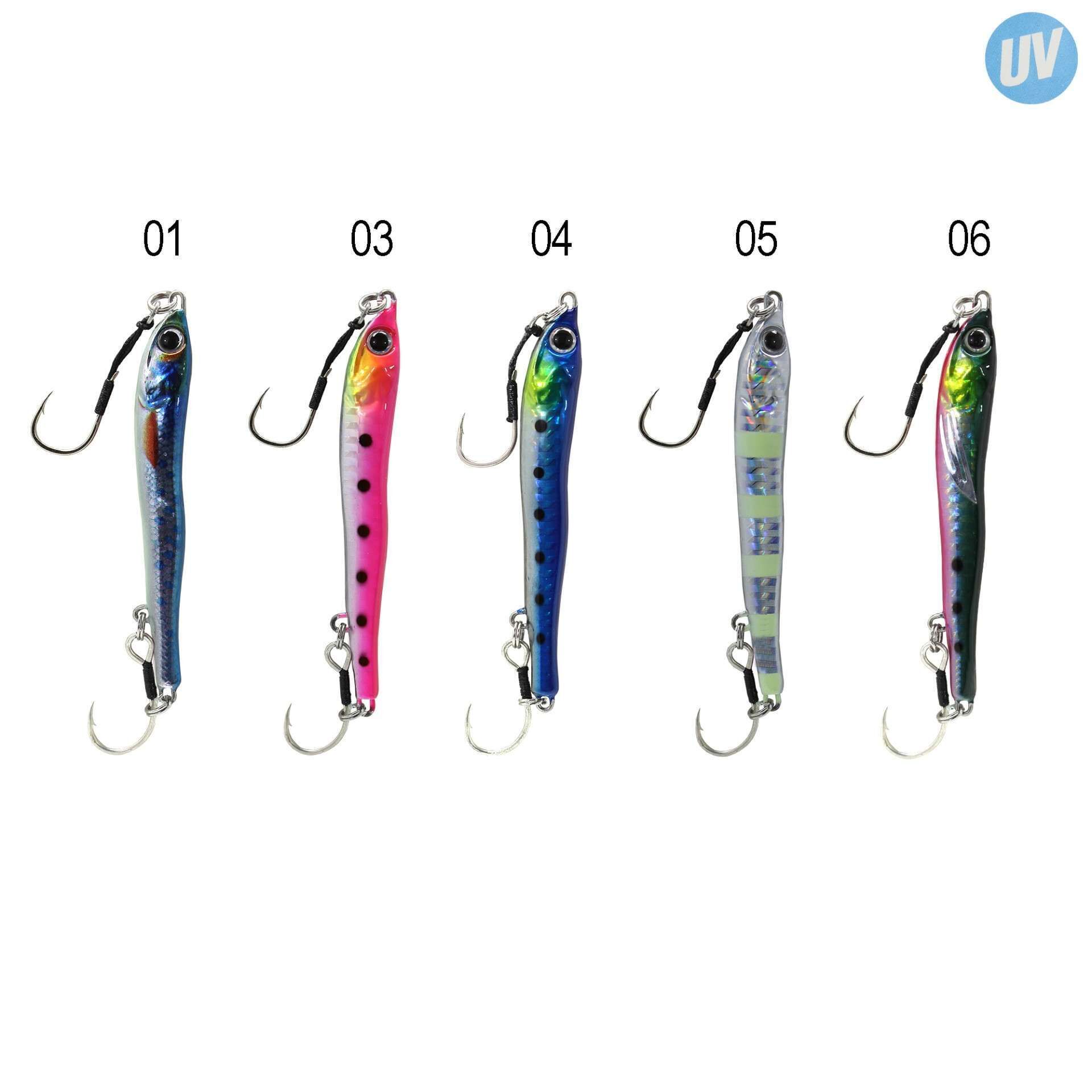 Captain 3628 Slide Jigger 60gr Light Jig Suni Yem