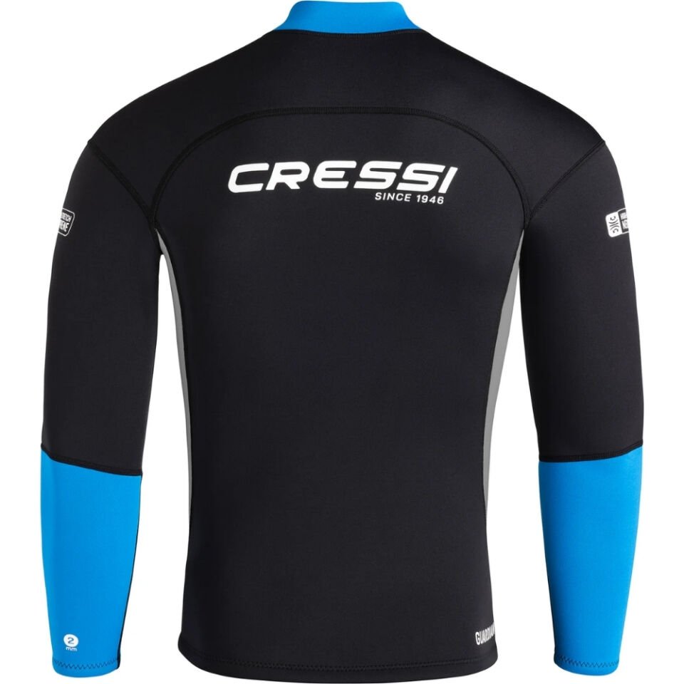Cressi Guardian Man Dalış Ceketi BLACK-BLUE - 2MM - XL - NO:5