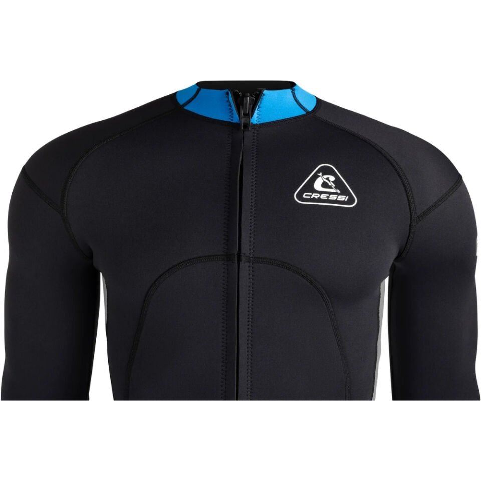 Cressi Guardian Man Dalış Ceketi BLACK-BLUE - 2MM - XL - NO:5