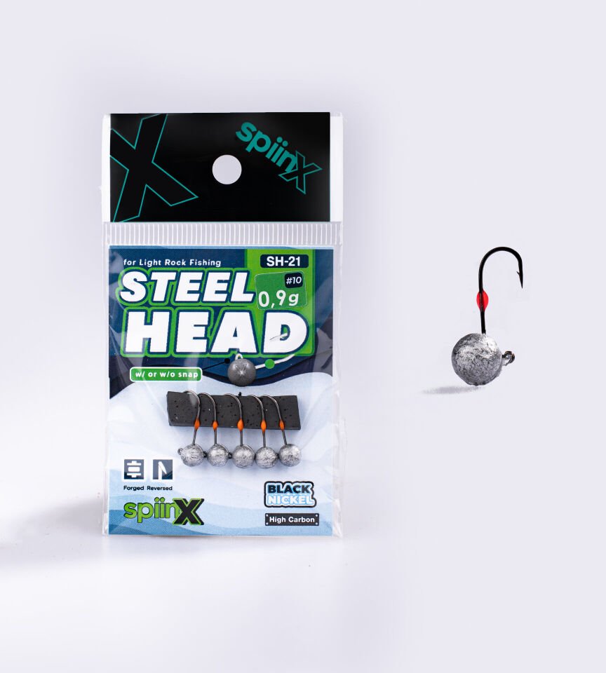 SPIINX STEEL HEAD JIGHEAD HAM 0.9G #10 5P