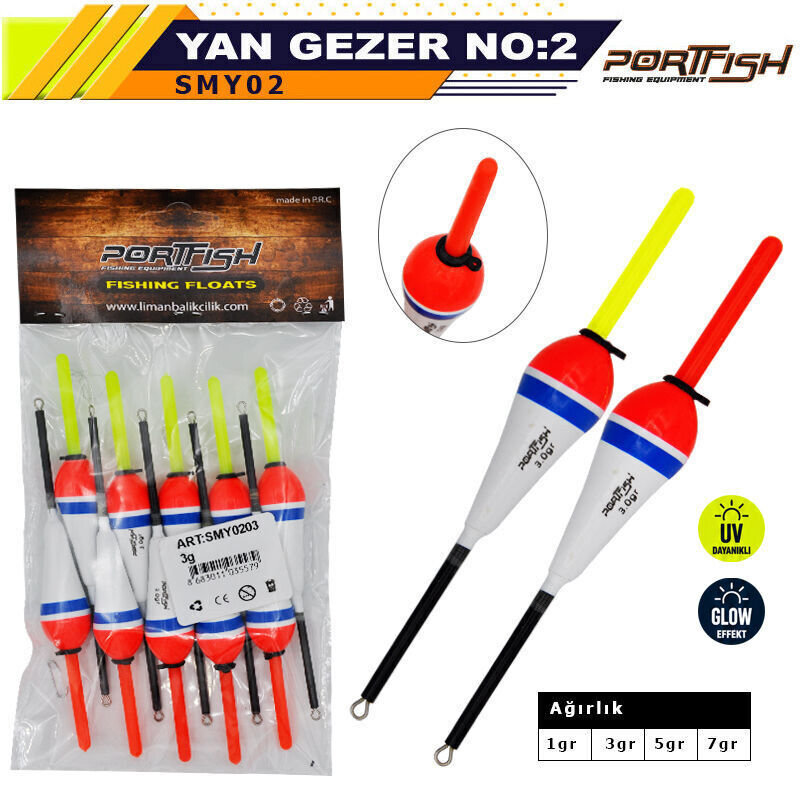 Portfish Balza Şamandıra Yan Gezerli no:02 - 10 Adetli