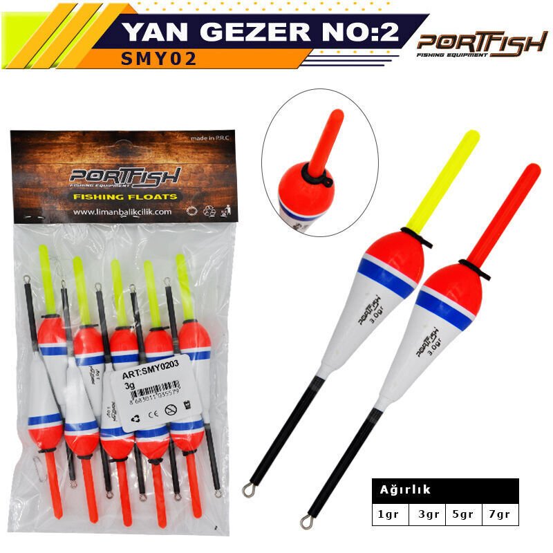 Portfish Balsa Şamandıra Yan Gezerli no:02 10 Adetli