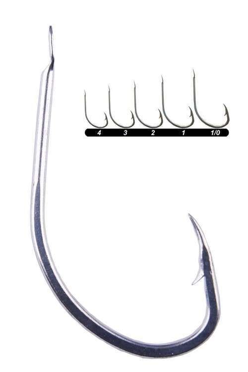 Youvella 1407 Kısa Pala Dövme Papağan Olta İğnesi 100lü Kutu Galvaniz Standart