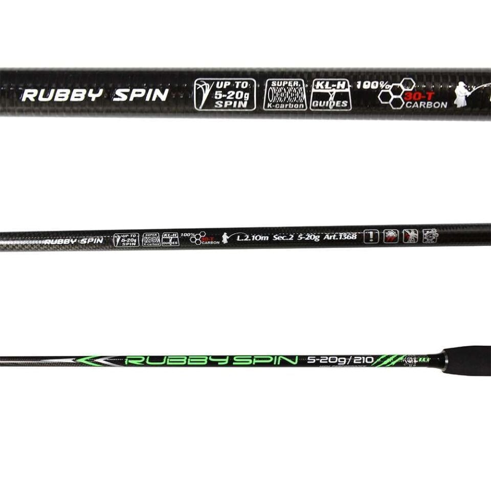 Captain 1368 Rubby 2 Parça Spin Kamış 5-20gr Atar