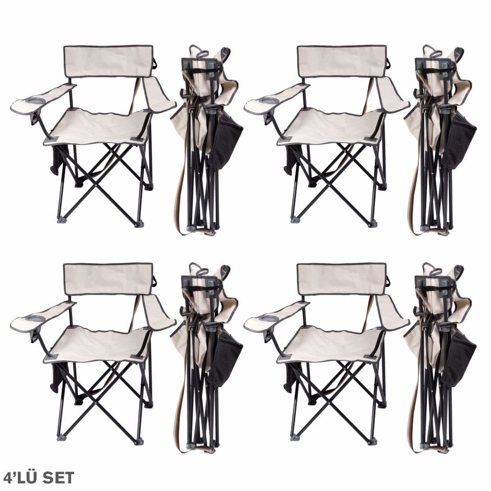 Albastar Soğutuculu ve Bardaklı Kamp Sandalyesi