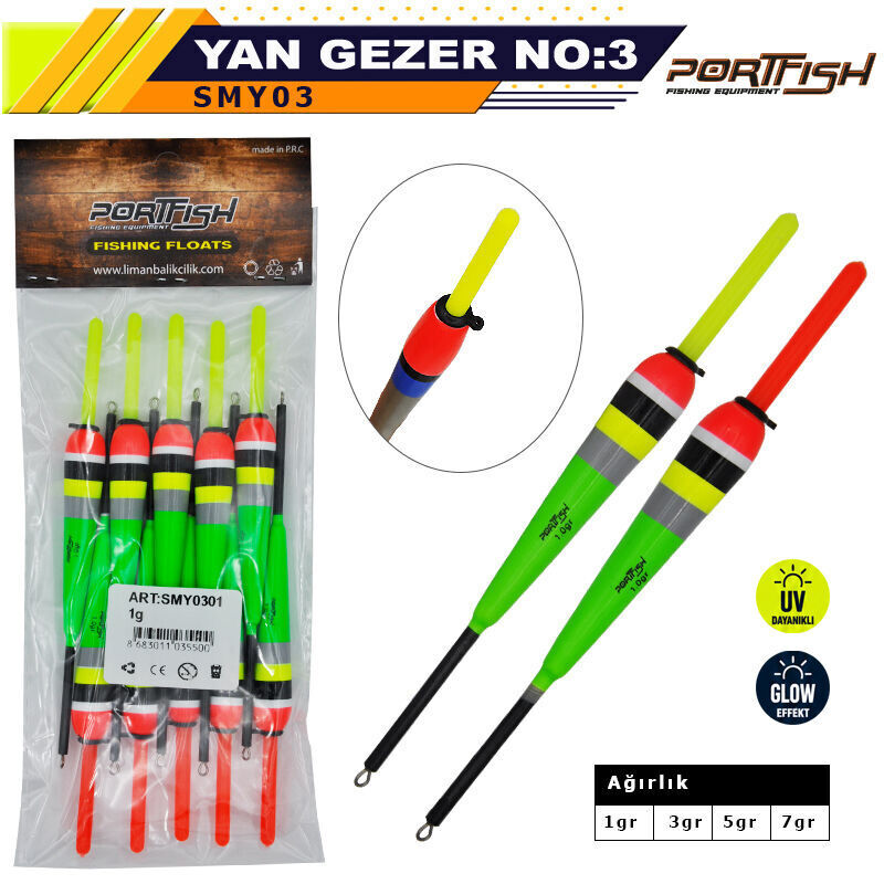 Portfish Balza Şamandıra Yan Gezerli no:03 - 10 Adetli