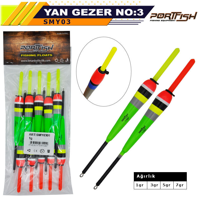 Portfish Balza Şamandıra Yan Gezerli no:03 10 Adetli