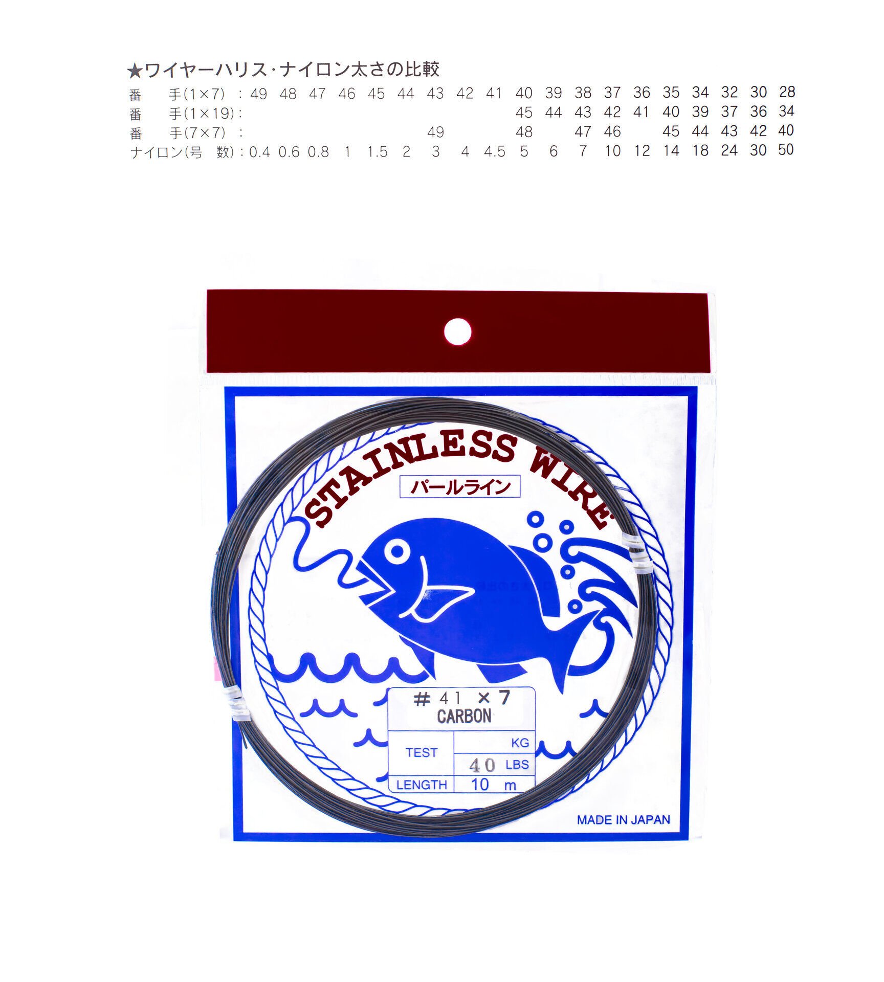 SHOWA ÇELİK TEL KARBON 1X7 SİYAH 10M #41 30LB 13.3KG