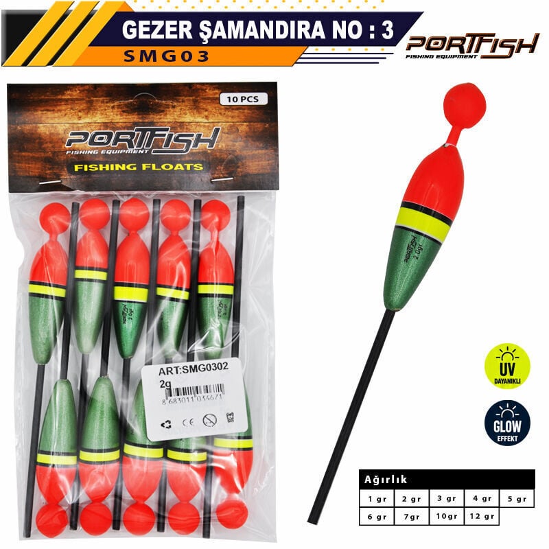 Portfish Balza Şamandıra Gezer no:03 - 10 Adetli