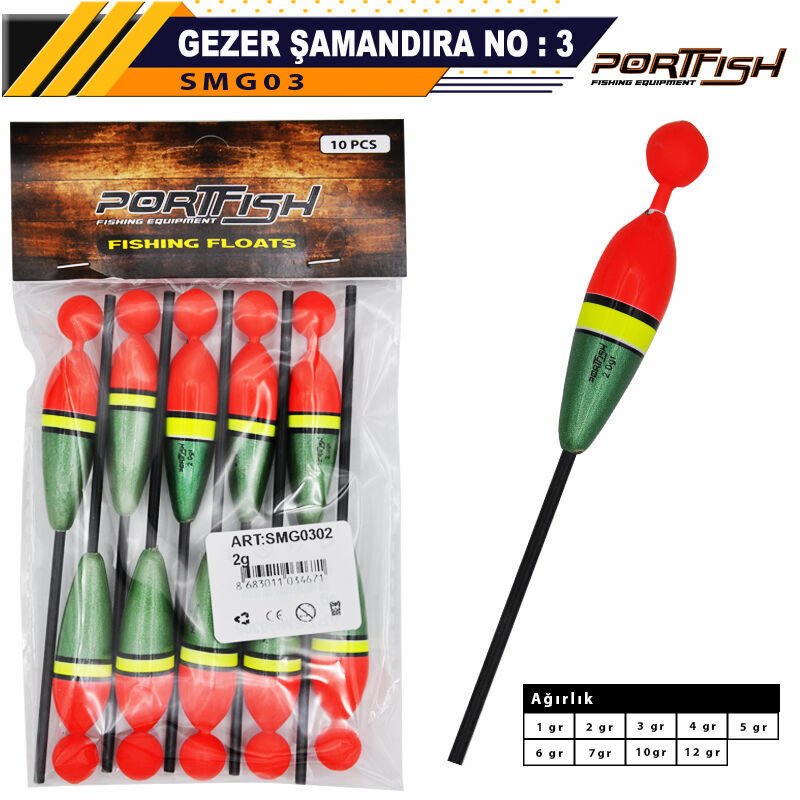 Portfish Balza Şamandıra Gezer no:03 10 Adetli