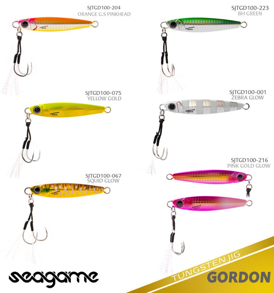 SEAGAME GORDON TG JIG 120G #067 SQUID GLOW
