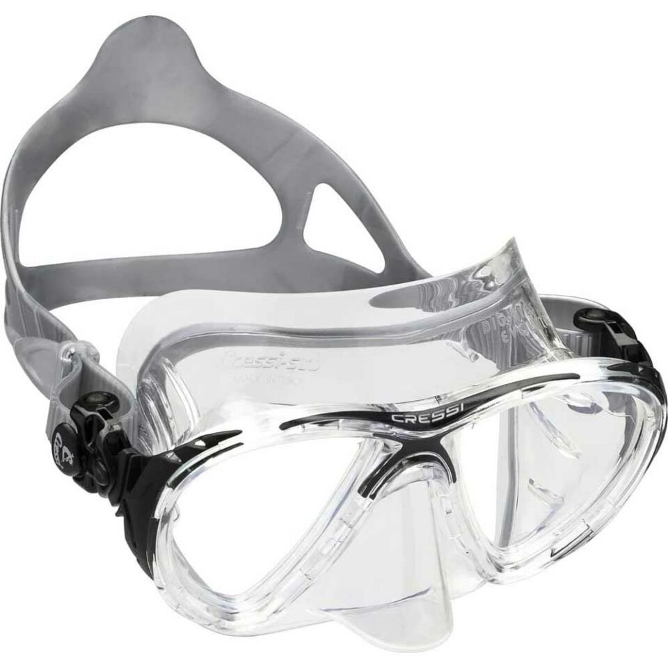 Cressi Big Eyes Evolution Crystal Dalış Maskesi CLEAR-BLACK