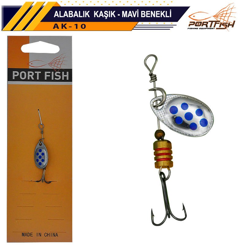 Portfish Alabalık Kaşığı Mavi Benekli